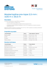 Mastertopline pre-tape 2,5mm-30,5m - FT